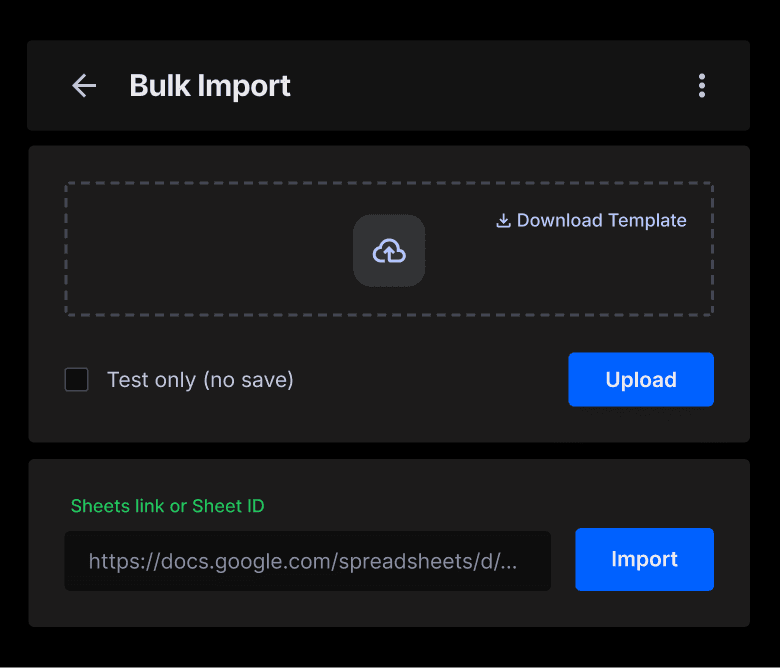 Ürünlerinizi Yükleyin